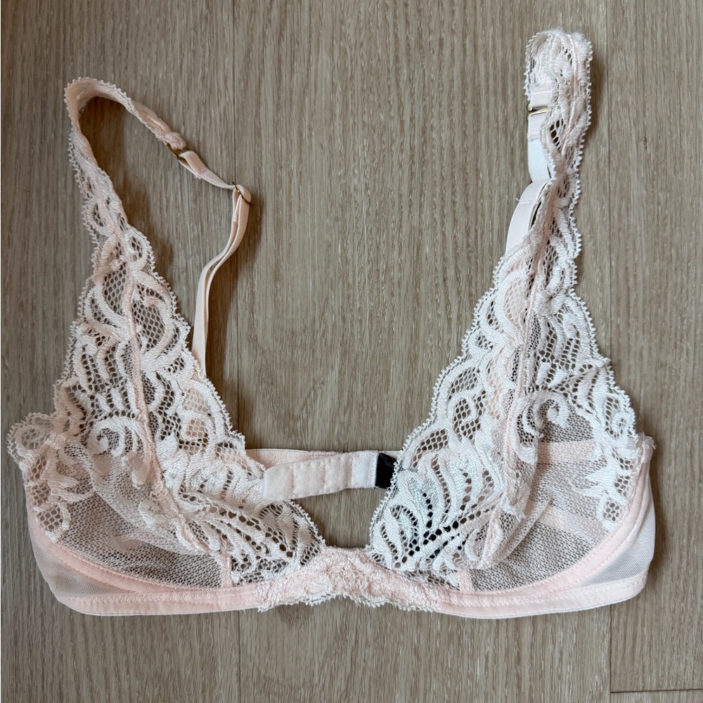 Natori Lace Bralette in Light Pink